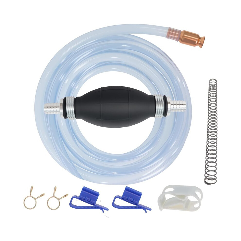 Siphon Hose For Gasolines Kit, Hand Siphon With 6.7 Ft 5/9" Hose, Rubber Pump, For Fast Gas, ,And Water Transfer 4713359014845