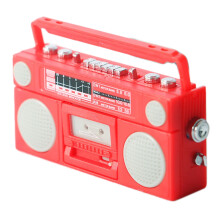 1:12 Casa Delle Bambole Mobili nel Miniatura Modello di Radio Registratore Lettore Decor Casa Delle Bambole Registratore Radiofonico Retrò Lettore A