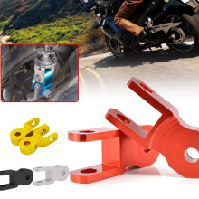 2 New Large Aluminum Motorcycle Motorcycle Off-Road Vehicle Height Extender Suspension Lifter Silver