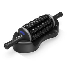 Cordless Roller Body Massage Rechargeable Back Foot Relaxer Vibrators Rolling Percussive Massager Muscle Relaxation A