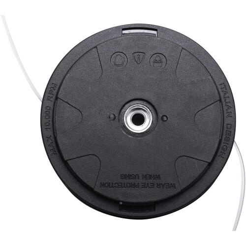 Universal Aluminum Mower Bump Spool Grass Trimmer 2 Lines Cutter  Thread  String Saw Grass Brush Mower Black 2