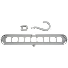 Multi-Port Support Circle Clothes Hanger Clothes Drying Rack Multifunction Plastic Hangers Storage Racks Gray