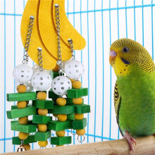 Bird Chewing Toy Large Medium  Cage Bite Toys African Grey Macaws Cockatoos Eclectus, Banana