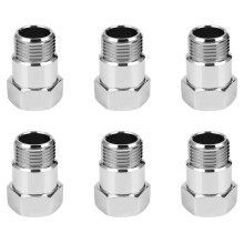 6X Universell O2-Syresensor-Begränsare med Justerbara Gasflödesinsatser Cel Fix Bung M18 x 1,5 Oxygen Sensor Tool Bung