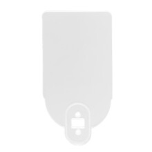 License Plate for M365 Electric Scooter Number Plate Holder Warning Sign Scooters Skateboard Accessories White
