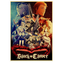 Diamant Schilderen Ronde Diamant Schilderen Thuis Kamer Decoratie Muursticker Wall Art Schilderen Anime Zwarte Klaver Poster