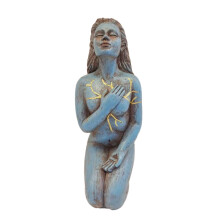 Self-Love Healing Sculpture -Border New Healing Goddess Hope to Harvest Home Resin Decorative Ornaments