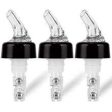 Automatic Measured Bottle Pourer Spirit Drinks Wine Cocktail Dispenser Barware Wine Pourers for Home Black