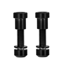 Vorbauschrauben Aus Titanlegierung M5x18 mm, Fahrradlenker-Vorbauschraube mit Unterlegscheibe, Rennrad-Vorbau-Erhöhungsschraube, Schwarz