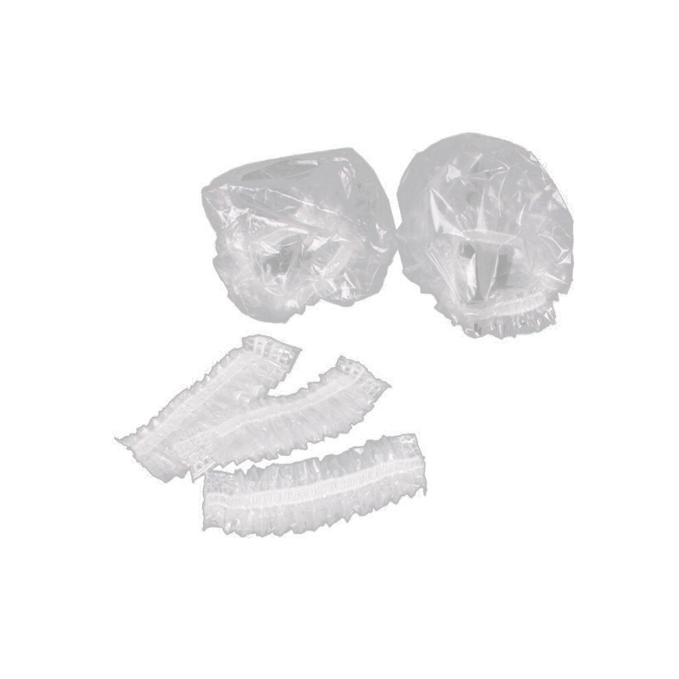 500Pcs Disposable Waterproof Ear Cover Transparent Bath Shower Hair Salon Earmuffs Hair Coloring Ear Protector Cover Cap