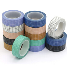 Washi Tape Set, Gitter Washi Masking Dekorative BäNder 33 Fuß Pro Rolle für DIY Dekor Scrapbooking Tape (14 Rollen)