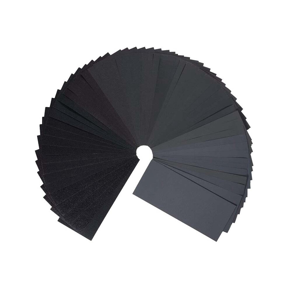 42 Pcs Grit Sandpaper Dry Wet Waterproof Sandpaper For Wood Furniture Finishing Metal Sanding Automotive Polishing 4713032297053