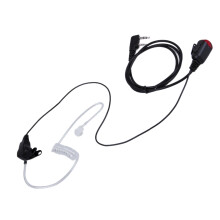 Handige Air Guide Walkie Talkie Headset Oortelefoon Oortje voor 2 Pin Akoestische Buis Walkie Talkie