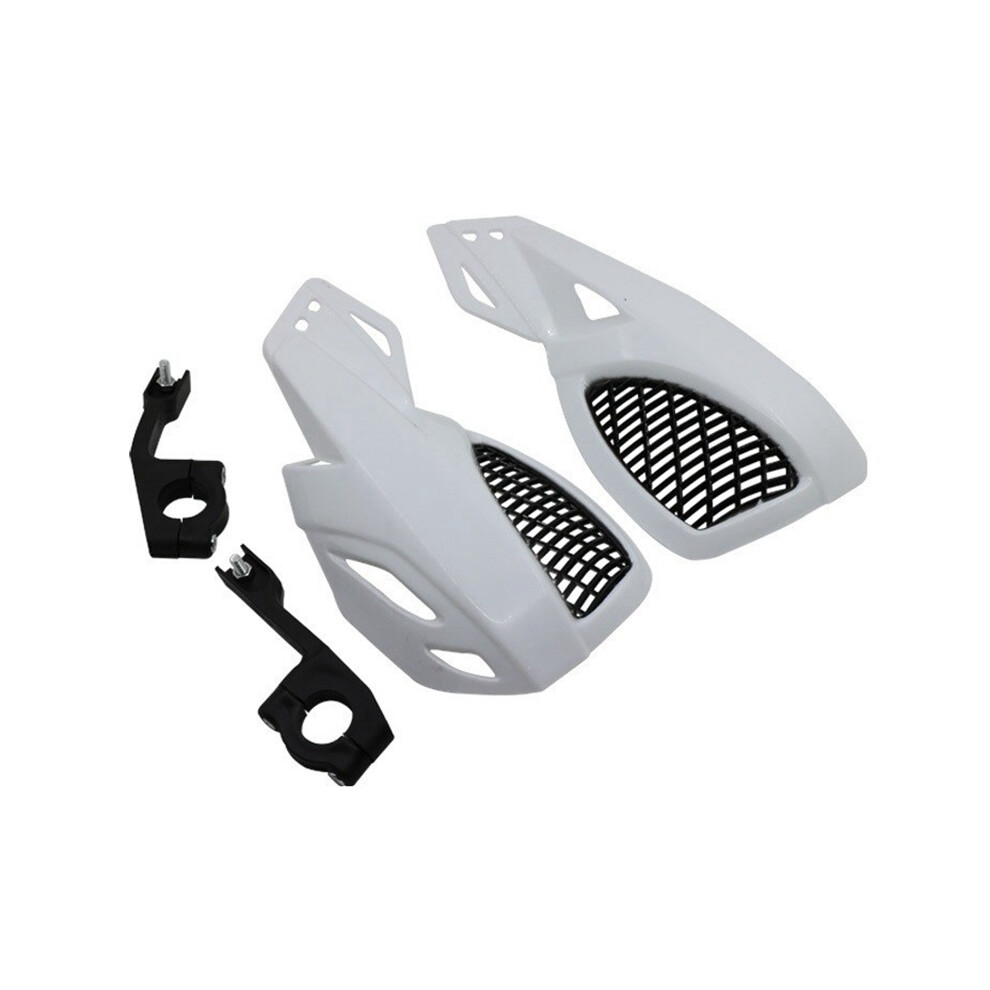 Motorcycle Hand Guard Handguard Shield Windproof Motorbike Motocross Or Most Of The Motorcycles Bikes Choppers White 6032698525316