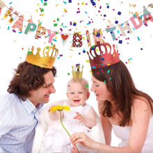 Party Hats Birthday Set 33 Pieces Party Hats Kids Birthday Set Birthday Party Hats and Happy Birthday Banner