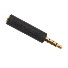 REXLIS 3,5 mm Audio CTIA en OMTP Wederzijdse Conversieconverter voor Oortelefoontelefonie