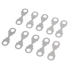 Striscia Fusibili in Metallo Piatto da 10 Pezzi per   12V - 70A