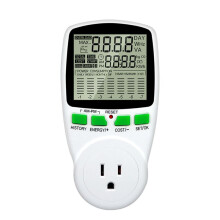 Cyfrowy LCD Licznik Energii Watomierz Moc Elektryczna Kwh Miernik Mocy Pomiar Pomiarowy Gniazdo Analizator Mocy Wtyczka US