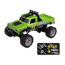 TRASPED RC Truck Tout-Terrain Télécommandé 1/64, Modèle de Voiture D'Escalade 2,4 G, Véhicule Jouet Télécommandé, Vert