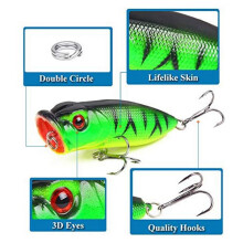 5Pcs Fishing Lure Bionic Sea Set Diving Lure Artificial Lure for Freshwater and Saltwater Hard Bait Outdoor Fishing Gear