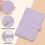 A6 PU Leather Notebook Binder Cover  Refillable Planner Journal Binder for Budget System Scrapbooking 3