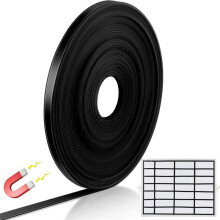 Black Tape Roll Strips, Magnetic Board Dividers Magnetic Lines for Classroom Office Art Accessories 8 Meters
