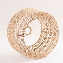 Abat-Jour en Corde de Papier pour Plafonnier, Style Bohème, Protection D'Ampoule pour Restaurant, Café, Salon, 30 X 15 cm