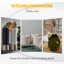 Bathroom Accessories Shelf Adhesive Suction No Drill Aluminum Wall Mount Corner Shelf Storage Rack 31.5X14X5cm Black
