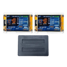 Lot 2 Mineurs NMMiner 980 KH/S NerdMiner + Support 2 Emplacements avec Écran Intelligent 2,8 Pouces - Version Améliorée pour Minage Bitcoin,