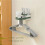 Multifunctional Clothes Hanger Storage Rack Punch-Free Wall-Mounted Double-Layer Foldable Clothes Rack Storage Rack C 6