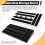 Size Guitar Effects Pedal Board for Multiple Guitar Pedals Accessories Double-Row Storage Board 3