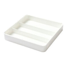 Cadre D'Organisation de Vaisselle de Tiroir de Cuisine Plateau de Vaisselle de Cuisine Réglable Support de Baguettes de Vaisselle en Plastique