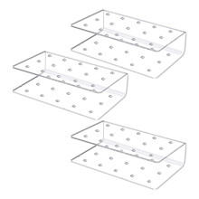 Supporto per Lecca-Lecca da 3 Pezzi Supporto per Torta nel Acrilico Trasparente un 15 Fori Espositore per Supporto per Lecca-Lecca per Feste di