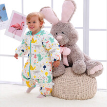 SONARIN Baby Sleeping Bag Baby Sleep Sack Split Leg with Removable Sleeves,3.5 Tog Organic Cotton Sleeping Bag Various Sizes from 6 Months to 6 Years