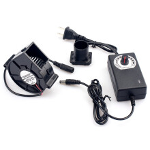 7530 Gebläse mit Rundrohrkopf, 220 V, Haushaltssteckdose mit Einstellbarer Drehzahl, Holzofen, Grill, US-Stecker