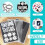 48 Pcs Double-Sided Stamp and Die Storage Pockets with Rubber Magnetic Sheets,Receipt Holder for Card Making 6
