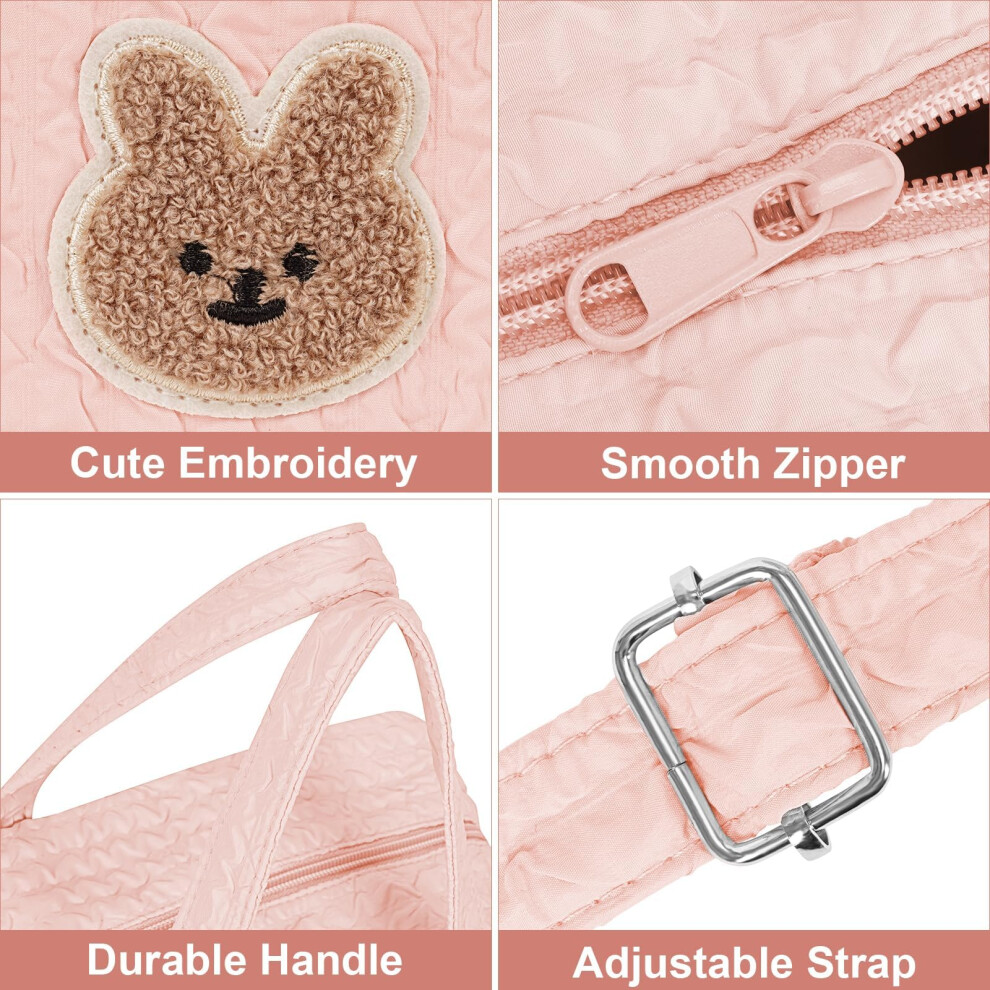 Gsenhui Nappy Changing Bag For Prams With Insulated Pocket - Cute Mommy Diaper Tote For Weekend Travel And Baby Doll Changing