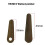 DIY Clock Movement Kit Round Wall Clock Repair Part Movement for 7-10mm Panel Thickness with Wood Needle 9