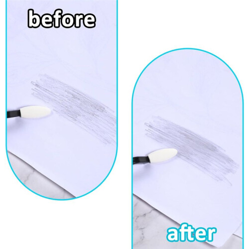 Blending Stumps for Drawing, with 40 Pcs Replacement Sponge Wipes Art Blending Tools for Highlighting, Shadowing 2