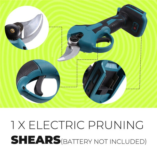 21V Electric Pruning Shears Landscaping Fruit Tree Electric Scissors Wireless Branch Pruning Tool 2
