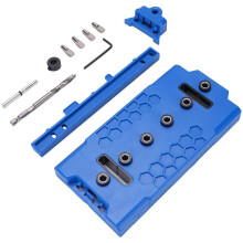 Woodworking Shelf Pin Jig Tool for Accurate Drilling, ABS Material, 8.07 X 3.94in