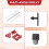 Auto  Drill Guide Woodworking Drill Locator Precise Hole Drill Punch Positioner Auto- Drill Template Guide Tool 7