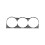Dashboard Central Compass Panel Cover Trim for    2007-2021 Accessories Carbon Fiber 1