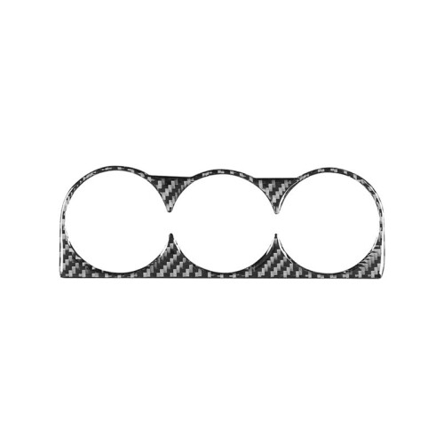 Dashboard Central Compass Panel Cover Trim for    2007-2021 Accessories Carbon Fiber
