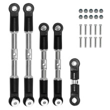 RC Car Upgrade Pull Rods Rotating Shaft Tie Rod Set for Arrma 1/7 Infraction Limitless Felony 1/8 Typhon Upgrade Parts