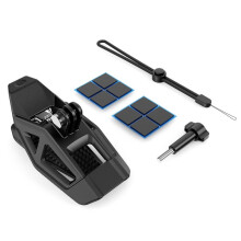 Helmet Chin Mount Clip Gripper Mount for 8-13 for Osmo Action 5 Pro 4 3 for Insta 360 X5 X4 Accessories