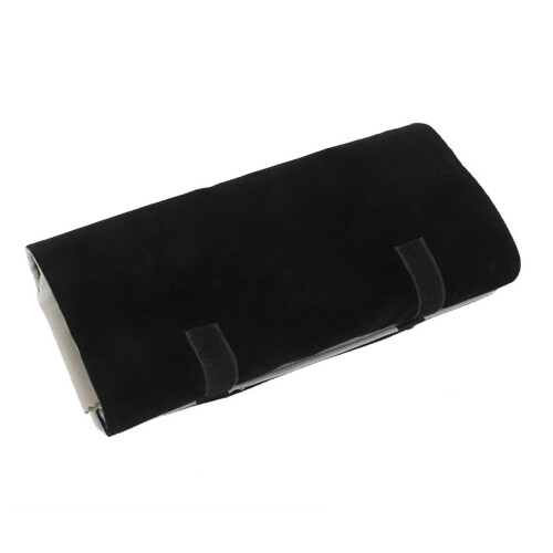 2X Luxury Samt Schmuckrolle  Ohrringe Armband Display Organizer Pouch Grau 1