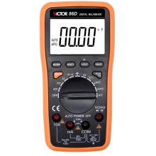 VICTOR 86D 5999 Counts High Accuracy Auto Range True RMS Pocket Digital Multimeter with USB Interface