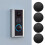 4pcs Replacement Button for RING Doorbell Pro Fix Your Broken Cracked Button Doorbell Accessories Doorbell Replacement 4