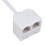 2X 6P2C RJ11 Macho A Hembra Dos Formas Telefono Divisor Convertidor Cable 8